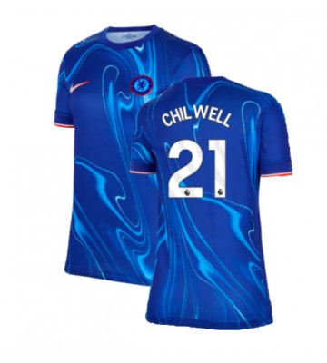 Chelsea Ben Chilwell #21 Primera Equipación Mujer 2024-25 Manga Corta